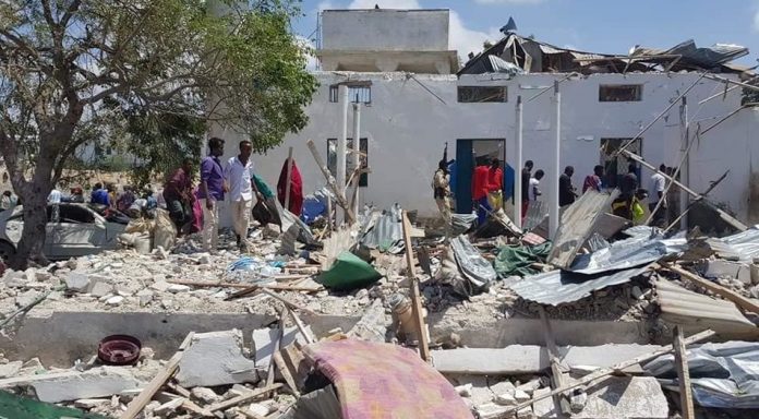 Mogadishu, Somalia, Hawlwadaag blast of Al Shabab